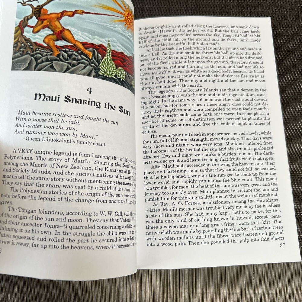 Legends of Maui, A Demi-God of Polynesia, and of his mother Hina - Picture 5 of 5